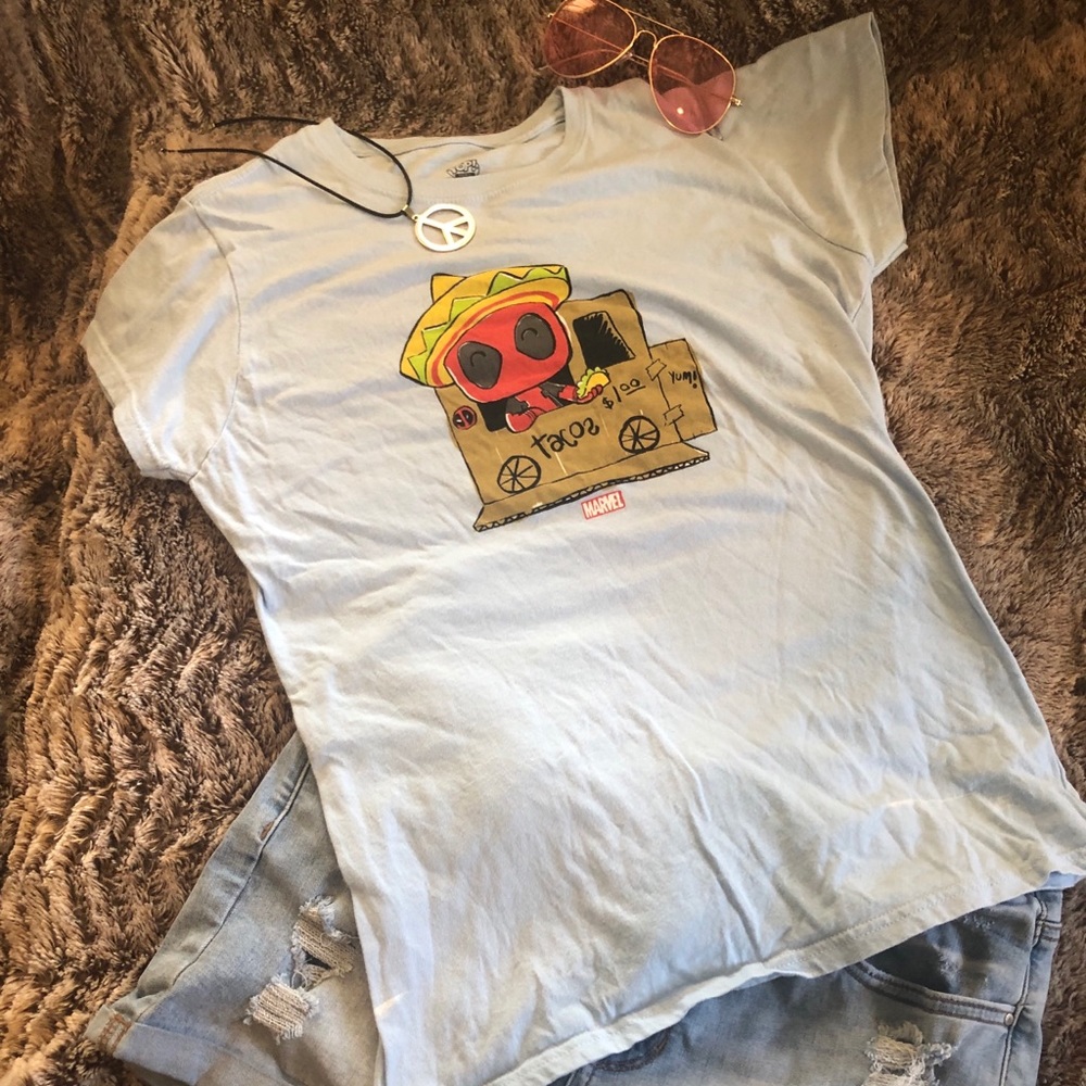 Deadpool tacos T-shirt Sz Small